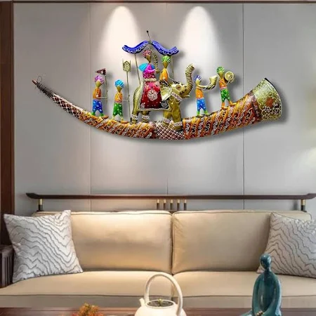 Anshika International Rajasthani Royal Baarat with LED Metal Abstract